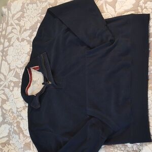 Old Navy Sweatshirt Men L Navy Pullover 1/4 Zip Soft Hiking Outdoor Pocket...